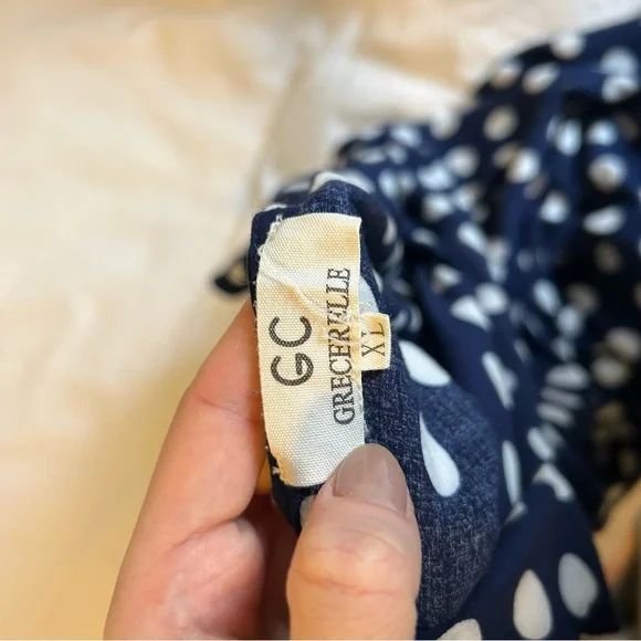 Grecerelle High Low Polka Dot Dress - Picture 6 of 6